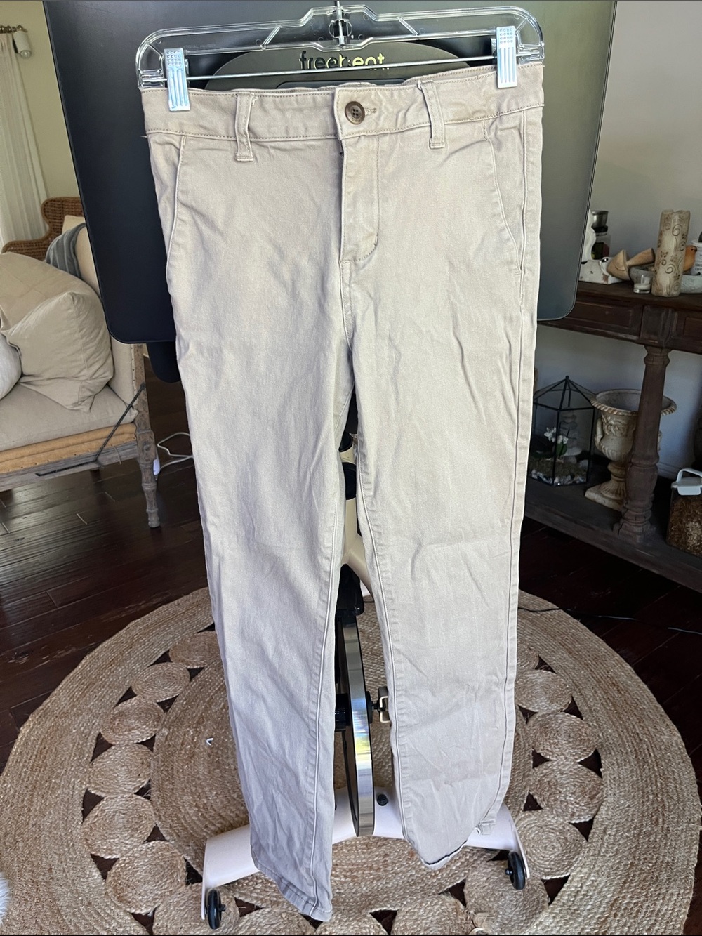 Boys RSQ Slim Chino Pants in Light Tan